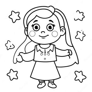 Matilda With Magical Powers Coloring Page 6937-5644