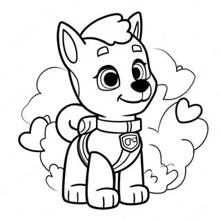 Skye Paw Patrol Coloring Page 69383-55618