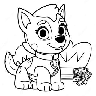 Skye Paw Patrol Coloring Page 69383-55620