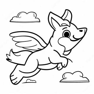 Skye Flying In The Sky Coloring Page 69384-55616