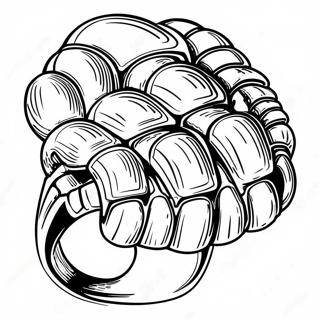 Metal Knuckles Coloring Page 69413-55638