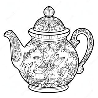 Teapot Coloring Page 69423-55645