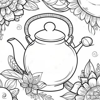 Teapot Coloring Page 69423-55647