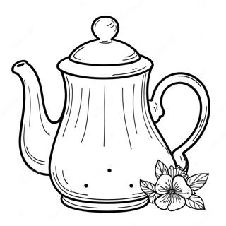 Teapot Coloring Page 69423-55648