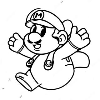 Flying Tanooki Mario Coloring Page 69474-55696