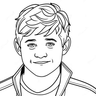 Niall Horan Coloring Pages