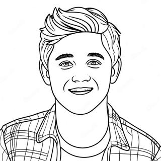 Niall Horan Coloring Page 69483-55691