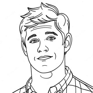 Niall Horan Coloring Page 69483-55692