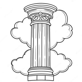 Pillar Of Cloud And Fire Coloring Pages