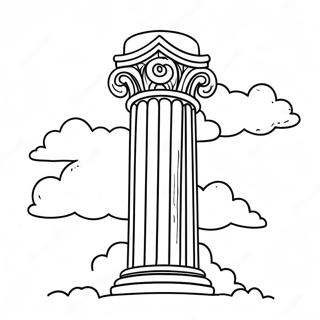 Majestic Pillar Of Cloud Coloring Page 69514-55721