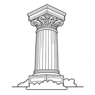 Majestic Pillar Of Cloud Coloring Page 69514-55723