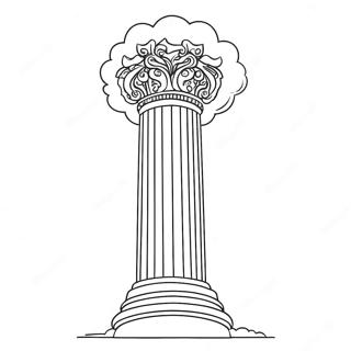 Majestic Pillar Of Cloud Coloring Page 69514-55724