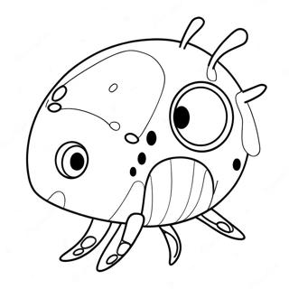 Cute Plankton Character Coloring Page 69524-55730