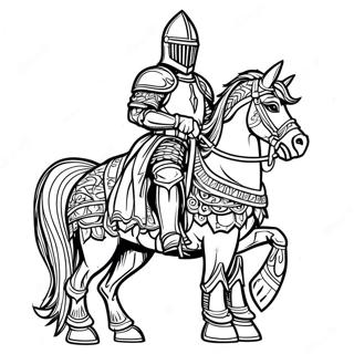 Black Knight Coloring Pages