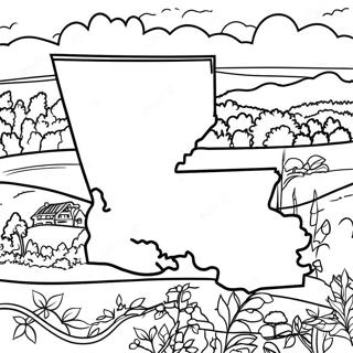 Pennsylvania State Outline Coloring Page 69543-55739