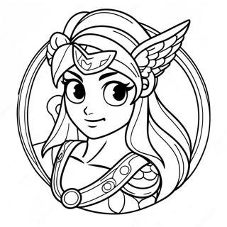 Valkyrie Beyblade Coloring Page 69613-55799