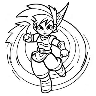 Dynamic Valkyrie Beyblade In Action Coloring Page 69614-55804