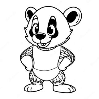 Bucky Badger Coloring Pages