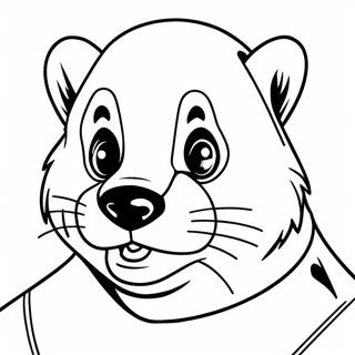 Bucky Badger Coloring Page 69623-55806