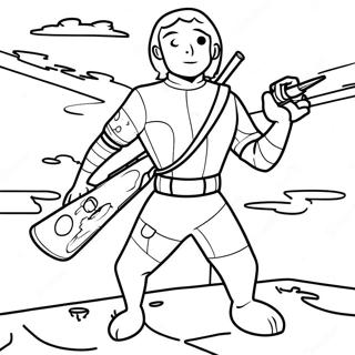 Adventurous Stinger Flynn Coloring Page 69664-55845