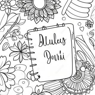 Bullet Journal Coloring Page 69673-55841