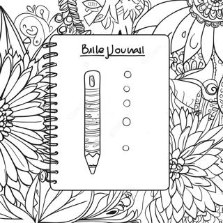 Bullet Journal Coloring Page 69673-55844