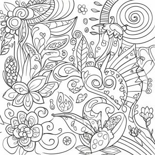 Creative Bullet Journal Doodles Coloring Page 69674-55855