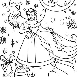 Christmas In Mexico Traditional Celebration Coloring Page 69683-55851