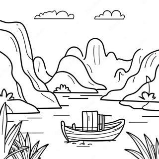 Vietnam Landscape Coloring Page 69703-55865