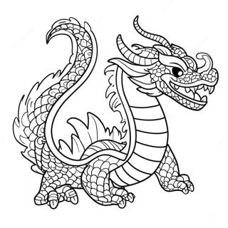 Vietnamese Dragon Coloring Page 69704-55874