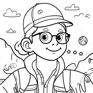 Adventurous Casey Undercover Coloring Page 69744-55907