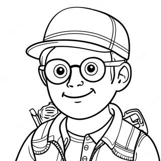 Adventurous Casey Undercover Coloring Page 69744-55908