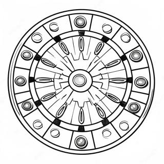 Wheel Of Fortune Game Board Coloring Page 69763-55914