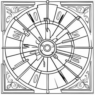 Wheel Of Fortune Game Board Coloring Page 69763-55916