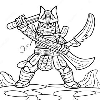 Epic Lord Garmadon Battle Coloring Page 69794-55951