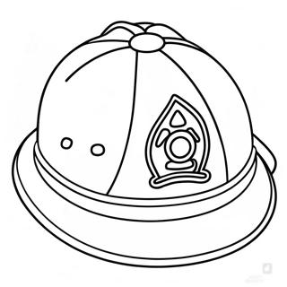 Fireman Hat Coloring Pages