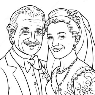 Mr And Mrs Coloring Pages