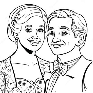 Mr And Mrs Coloring Page 69843-55982