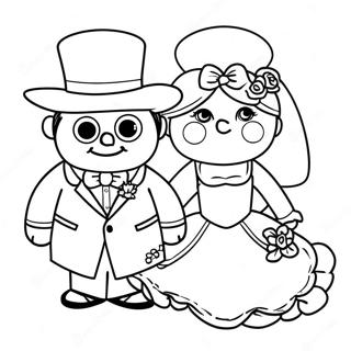 Mr And Mrs Coloring Page 69843-55983