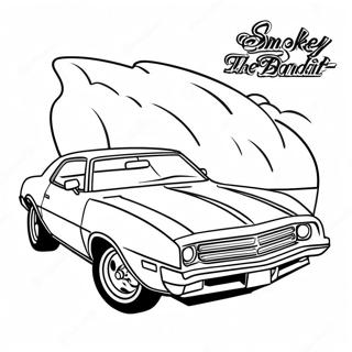 Smokey And The Bandit Classic Car Coloring Page 69853-55988