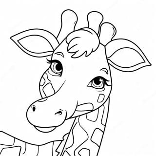 Geoffrey The Giraffe Coloring Pages