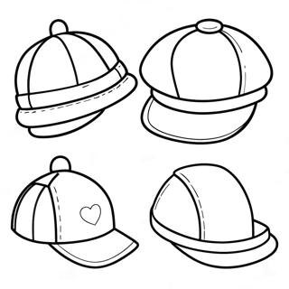 Community Helper Hats Coloring Page 69883-56014