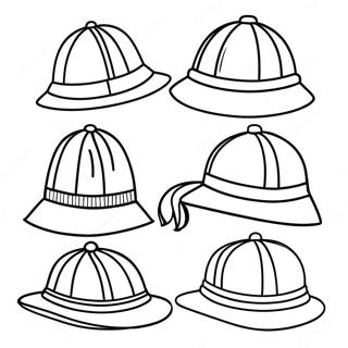 Community Helper Hats Coloring Page 69883-56016