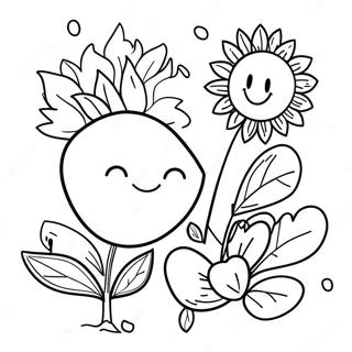 Preschool Seed Coloring Pages