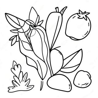 Preschool Seed Coloring Page 69893-56024