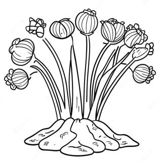 Colorful Seed Sprouting Coloring Page 69894-56028