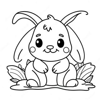 Baby Bunny Cute Bunny Coloring Pages