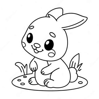 Cute Baby Bunny Coloring Page 69913-56039