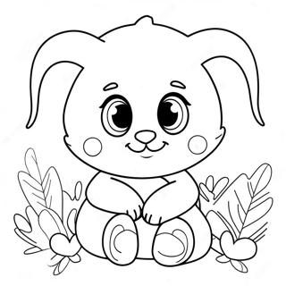 Cute Baby Animals I Love You Coloring Page 69924-56052