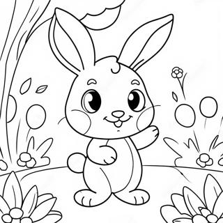 Rebecca Rabbit Coloring Pages